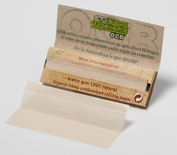 OCB Organic Hemp Kurz - Single - Regular - Short, 50 Blatt | 50 Hefte
