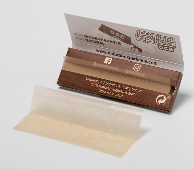 OCB Virgin Unbleached Paper, Kurz - Regular, 50 Blatt | 50 Hefte
