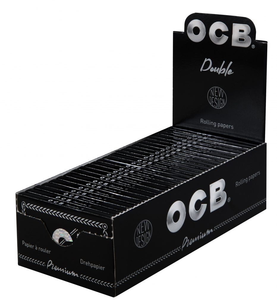 OCB Premium Kurz - Regular Double, Schwarz a 100 Blatt / 1 Heft
