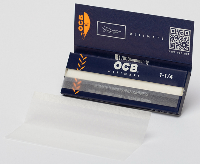 OCB Ultimate 1 1/4, <KingSize - >Slim a 50 Blatt | 25 Hefte