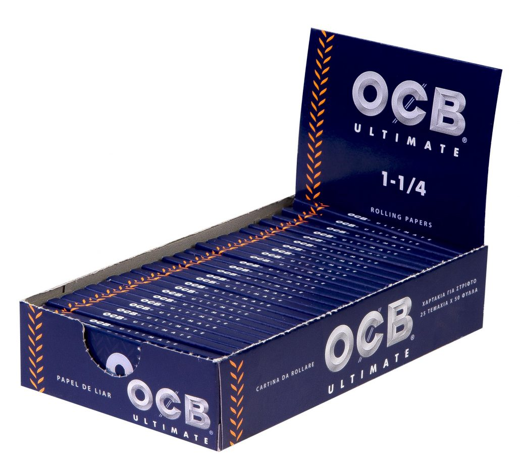 OCB Ultimate 1 1/4, <KingSize - >Slim a 50 Blatt | 25 Hefte