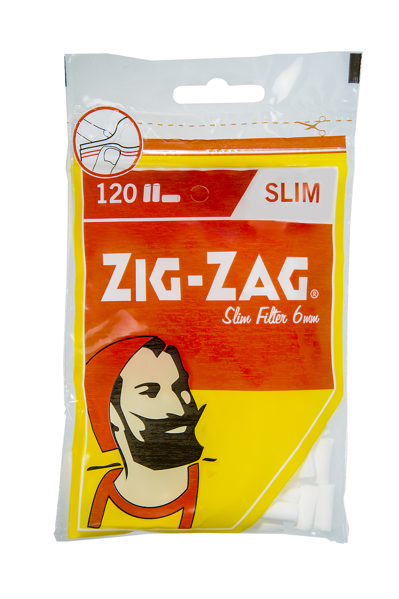 ZIG-ZAG Spezial Drehfilter Slim 6 mm a 120 stk.| 34 Beutel (SB)