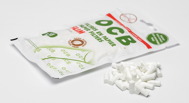 OCB Papier Filter Tips Eco Slim 6mm a 120 St. | 34 Btl.