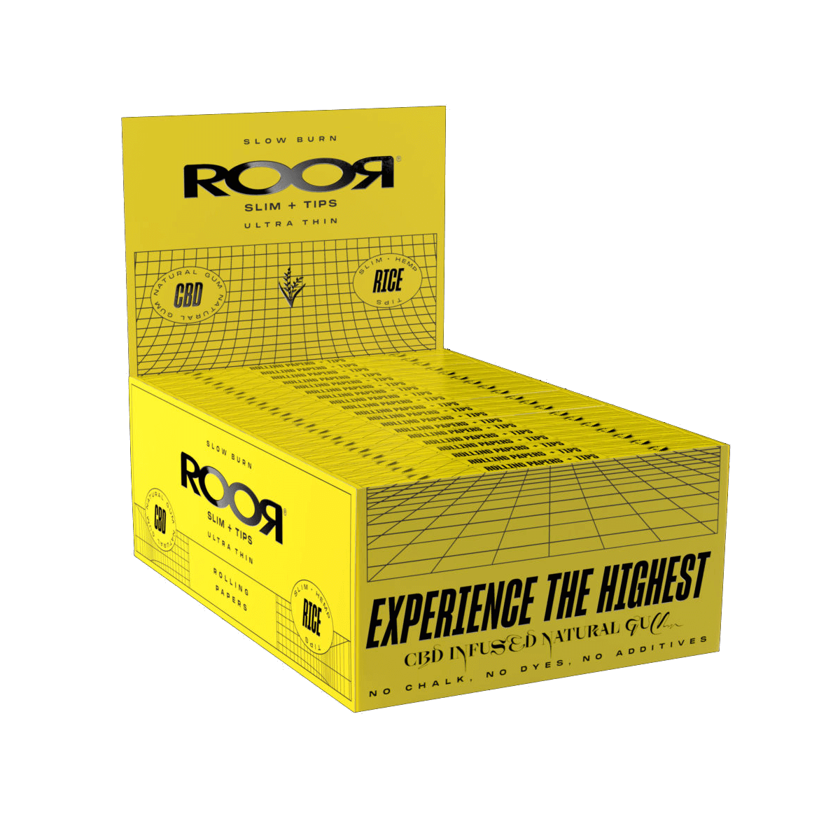ROOR Rice Slim Papers + Tips | 32 Hefte