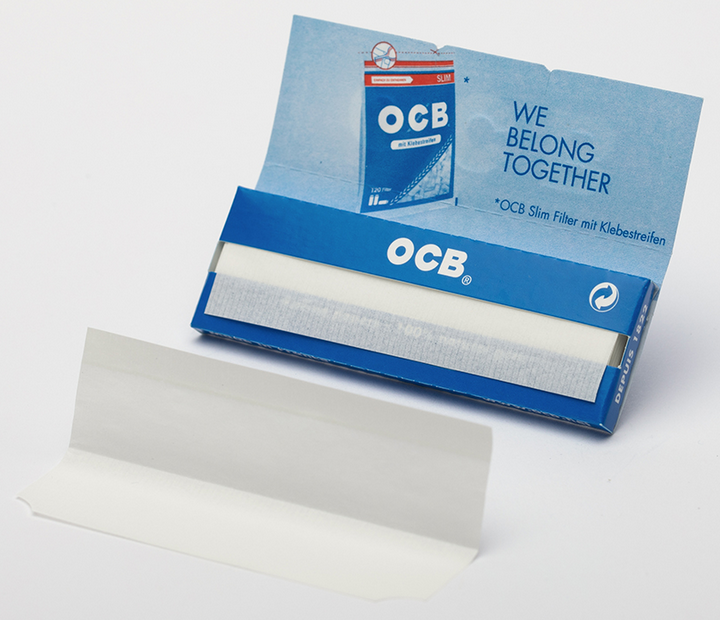 OCB Blau Kurz - Regular - Single 50 Blatt | 25 Hefte