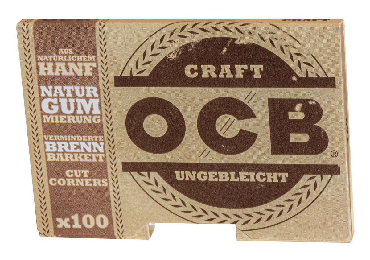 OCB Craft Double, Kurz Doppel, Regular Short, Ungebleicht a 100 Blatt | 25 Hefte