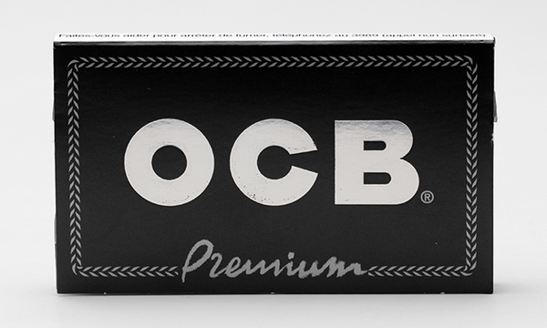 OCB Premium Kurz - Regular Double, Schwarz a 100 Blatt / 1 Heft