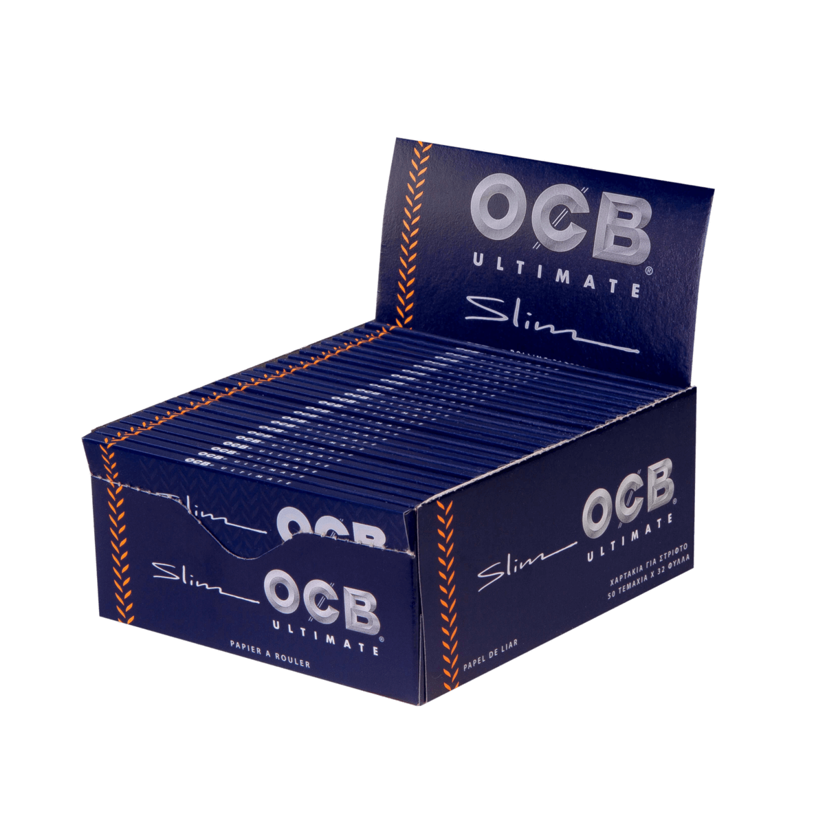 OCB Ultimate Slim Long, Xtra dünn a 32 Blatt | 50 Hefte