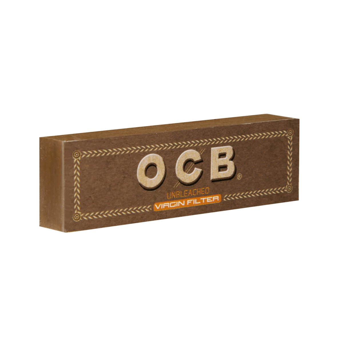 OCB Virgin Unbleached Filter Tips - ungebleichte perforierte 50 Tips | 25 Hefte