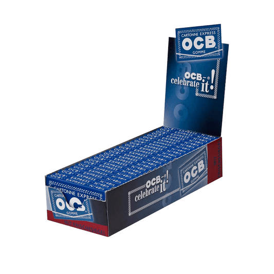 OCB Blau Express N°4 Bis, Double, Gummizug 100 Blatt | 25 Hefte