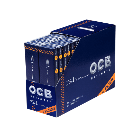 OCB Ultimate Long Slim + Filter a 32 Blatt/Tips | 32 Hefte