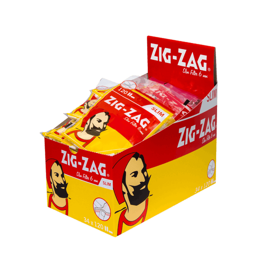 ZIG-ZAG Spezial Drehfilter Slim 6 mm a 120 stk.| 34 Beutel (SB)