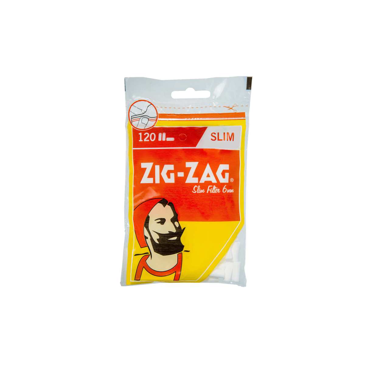 ZIG-ZAG Spezial Drehfilter Slim 6 mm a 120 stk.| 34 Beutel (SB)