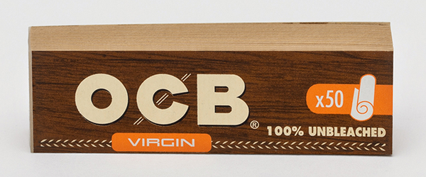 OCB Virgin Unbleached Filter Tips - ungebleichte perforierte 50 Tips | 25 Hefte